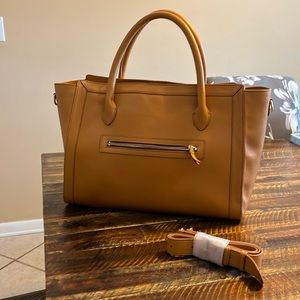 Mark and Graham Zoe Leather Work Tote- not monogrammed